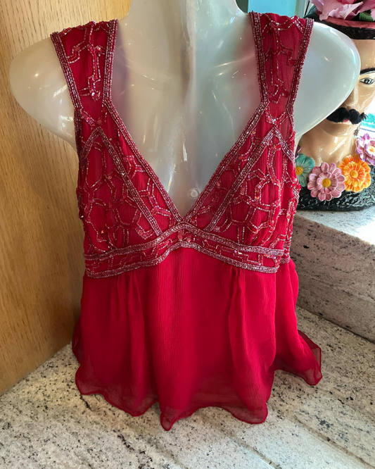 Aftershock Ruby Bohemian Tops