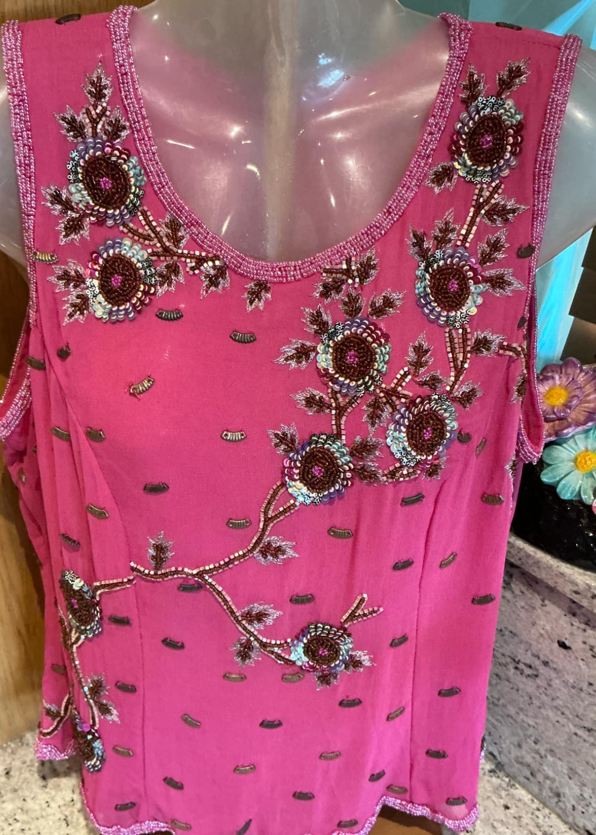Aftershock Cerise Tea Top