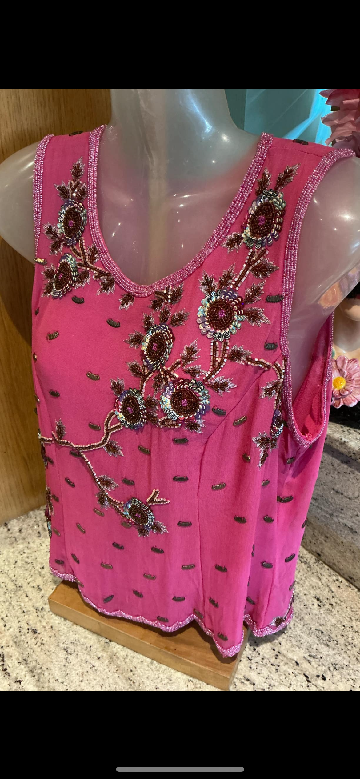 Aftershock Cerise Tea Top